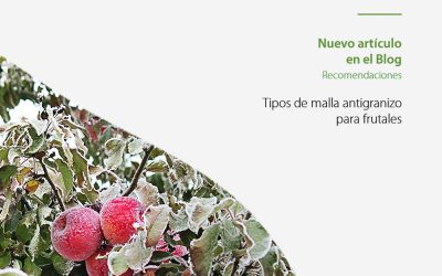 Tipos de malla antigranizo para frutales